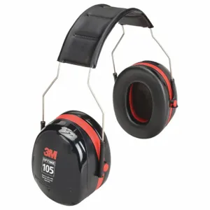 3M H10A Ear Muff 30db Over-the-head Black/orange | AA9BJE 1C139