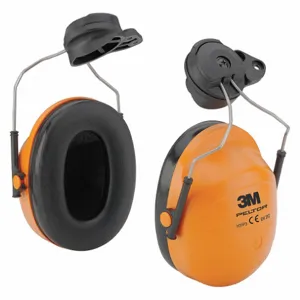 3M H31P3E Cap-mounted Ear Muffs Bright Orange 23db | AC4LYW 30F060