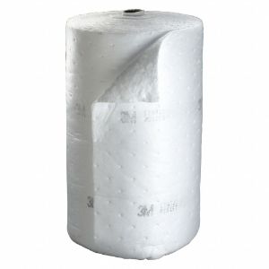 3M HP-500 Absorbent Roll, 144 Feet, Fluids Absorbed Oil-Based Liquids, 73 Gallon | CF2UED 39CD66