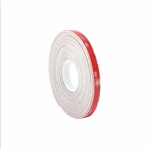 3M LSE160WF Double-Sided Foam Tape, Acrylic, 1/2 Inch x 5 yd., 45 mil Tape Thick, White | CN2RBR 4957F / 15C387