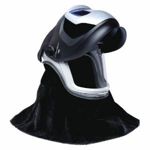 3M M-409SG Helmet with Shroud, Universal, Black | CF2ALC 498W13