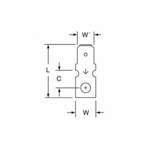 3M MA250DM/6RRK Male Disconnect Bare, 500 Pk | AC2FBE 2JJU5