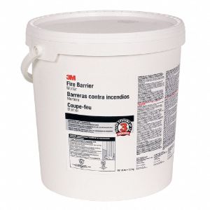3M MORTAR-28LB* Firestop Mortar, 5 gal Pail, Up to 3 Hr Fire Rating, Off White | CF2DYR 6VEE4