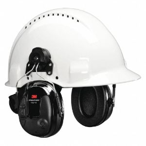 3M MT13H220P3E Hard Hat Mounted Electronic Ear Muffs, 19 Db Noise Reduction Rating | CF2AXR 52WZ28