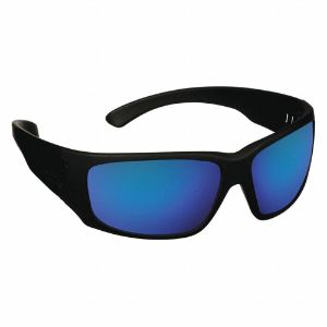 3M MXE1029AF-BLK Scratch-Resistant Safety Glasses, Blue/Violet Mirror Lens Color | CE9KBP 56GW12