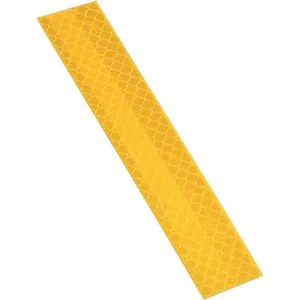 3M 3431 Reflective Tape Strips Yellow, 10 Pk | AD6JEF 45J837