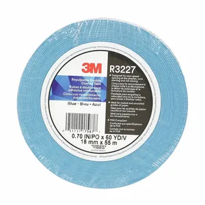 3M R3227 Double-Sided Foam Tape, Blue, 1/16 Inch X 60 Yd, 1/32 Inch Tape Thick, Paper, Repulpable | CN7WHD 42LH13