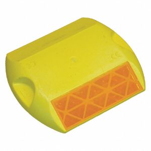 3M RPM-291-Y Pavement Marker, Yellow, One Way, 4 Inch Length, 3 3/4 Inch Width, 100 Pk | CE9TUX 49ZW07