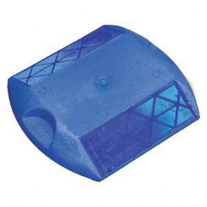 3M RPM-295-2B Pavement Marker, Blue, Two Way, 4 Inch Length, 3 3/4 Inch Width, 5/8 Inch Height, 100 Pk | CE9TVE 49ZW12