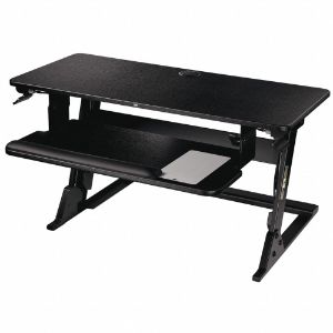 3M SD60B Verstellbarer Tisch, Schwarz, 29 Zoll Breite, 22-13/64 Zoll Tiefe | CF2UBU 440F99