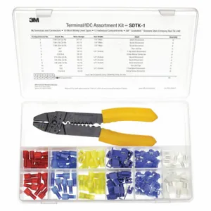 3M SDTK-1 Wire Terminal Kit Crimp Tool 96 Pieces | AH2NVY 2FZJ9