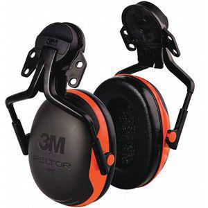 3M X1P5E-OR Hard Hat Mounted Ear Muffs, 21dB, Orange | CD2LHW 52JH54