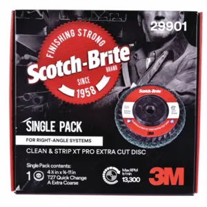 3M XC-RD Quick Change Disc, Non-Woven, Shank Disc Attachment Type | CE9RAT 498Y67