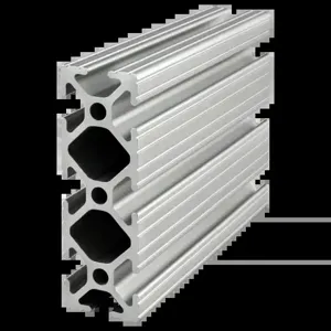 80/20 1030-72 Extrusion, 8 Open T-Slot, 72 Inch Length, 1 Inch Width, Aluminum, Clear | AE4FFG 5JTA6