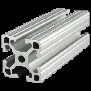 80/20 1515-LITE-72 Extrusion, Lite, 4 Open T-Slot, 72 Inch Length, Aluminum, Clear | AC3BNE 2RCR3