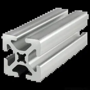 80/20 1515-S-145 Extrusion, Smooth, 4 Open T-Slot, 145 Inch Length, Aluminium, Clear | AA7XPP 16U252