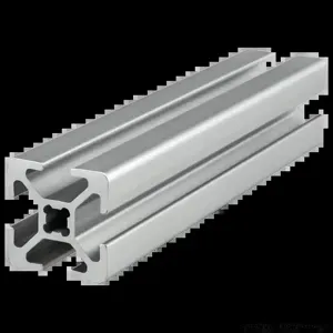 80/20 20-2020-4M Extrusion, 4 Open T-Slot, 4m Length, Aluminum, Clear | AA7XPJ 16U247