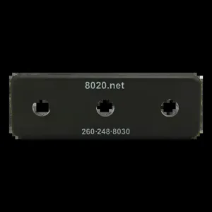 80/20 2026-2 End Cap, 3 x 1/8 x 1 Inch Size, ABS, Black | AE4EVR 5JRG2