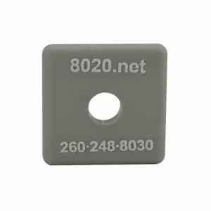 80/20 2030GRA End Cap Gray, With Push Insert | CN7WQW 63PD51