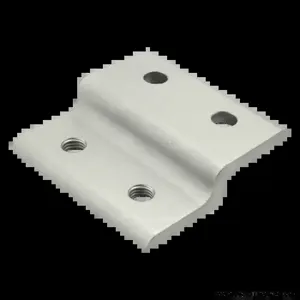 80/20 2497 Panel Retainer, Wide, Single Arm, 2 Inch Length, Aluminum, Clear | AA7XTT 16U342