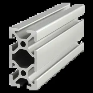 80/20 25-2550-6M Extrusion, 6 Open T-Slot, 6m Length, 25mm Height, Aluminum, Clear | AE4FBW 5JRZ4