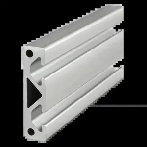 80/20 25-5013-4M Extrusion, 2 Adjacent Open T-Slot, 50mm x 13mm, Aluminum, Clear | AF8ZUN 29NZ86