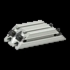 80/20 2530 Support Assembly, 45 Deg., 6 x 3 x 1.5 Inch Size, Aluminum | AC3BPR 2RCW1