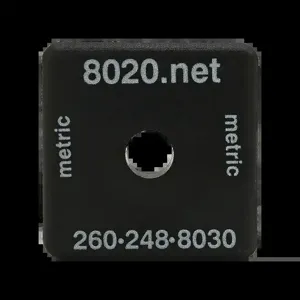 80/20 40-2030-2 End Cap, 40mm x 4.5mm x 40mm, ABS, Black | AE4EVB 5JRE8