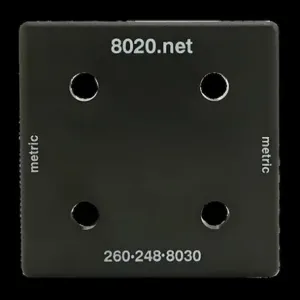 80/20 40-2050 End Cap Black, With Push Insert | CN7WQT 63PN14