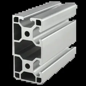 80/20 40-4083-LITE-4M Extrusion, Lite, 3 Adjacent Open T-Slot, 4m Length, Aluminum, Clear | AF8ZUY 29NZ95