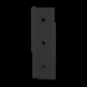 80/20 4306-BLACK Flat Plate, Straight, 3 Hole, 1/4 x 1-1/2 x 4-1/2 Inch Size, Aluminum | AF8ZVW 29PA17