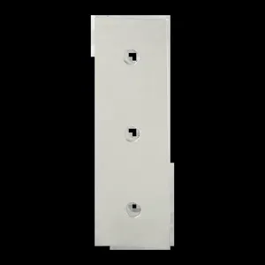 80/20 45-4306 Flat Plate, Straight, 3 Hole, 6mm x 42mm x 135mm, Aluminum, Clear | AE4EYY 5JRR7