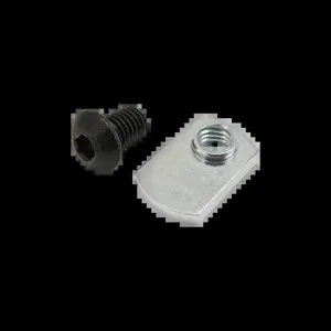 80/20 75-3525-15 BHSCS with Slide-In Economy T-Nut, M8 x 12mm Offset Thread, Zinc, Bright | AE4EWN 5JRJ2