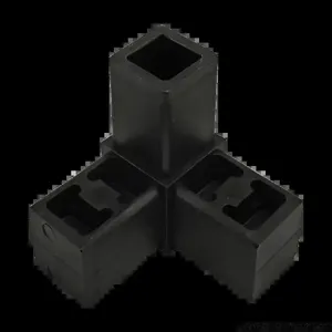 80/20 9250 Corner Connector, 3 Way, Quick Frame, 2-1/8 x 2-1/8 Inch Size, Nylon, Black | AA8JRM 18G639