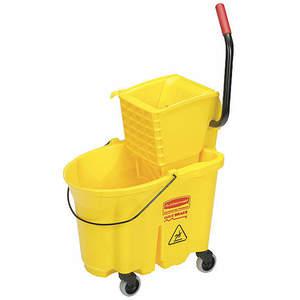 ABILITY ONE 7920-01-343-3776 Mop Bucket and Wringer 8-3/4 gallon Yellow | AH2LAD 29JT67