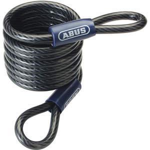ABUS 1850/185 COILED CABLE Coiled Security Cable 6 feet | AG9CGB 14Z335