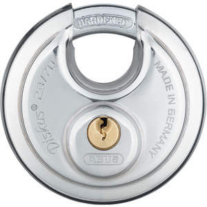 ABUS 28/70 KAx2 Economy Disk Padlock 3/4 Inch H - Pack of 2 | AD3CAZ 3XVY6