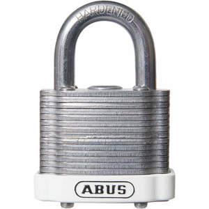 ABUS 41/40 KD Weißes Lockout-Vorhängeschloss mit unterschiedlichem Schlüssel MK Weiß 1-3/8 Höhe | AJ2JDU 5UKV9