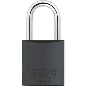 ABUS 72/30 KD Vorhängeschloss mit Schlüssel, gehärteter Stahl, schwarz | AG2NCN 31NF24