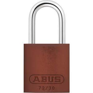 ABUS 72/30 KD Vorhängeschloss mit Schlüssel, gehärteter Stahl, braun | AG2NCQ 31NF26