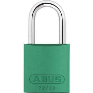 ABUS 72/30 KD Vorhängeschloss mit Schlüssel, gehärteter Stahl, grün | AG2NCR 31NF27