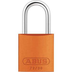 ABUS 72/30 KD Vorhängeschloss mit Schlüssel, gehärteter Stahl, Orange | AG2NCT 31NF28