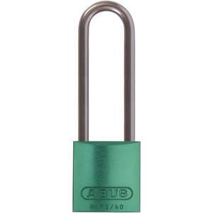 ABUS 72 HB/40-75 KD grünes Lockout-Vorhängeschloss mit unterschiedlichem Schlüssel, grün, 1/4 Zoll. Durchmesser | AE6PZJ 5UKL3