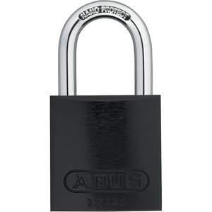 ABUS 72/40 KAx12 Black Lockout Padlock Keyed Alike Black 1/4 Inch - Pack Of 12 | AA6UEG 14Z355