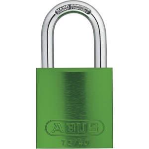 ABUS 72/40 KD grünes Lockout-Vorhängeschloss mit unterschiedlichem Schlüssel, grün, 1/4 Zoll. Durchmesser | AE6QAU 5UKR5