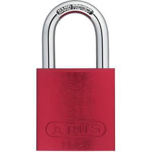 ABUS 72 /40 KAx3 Red Lockout Padlock Keyed Alike Red 1/4 Inch - Pack Of 3 | AE6QBZ 5UKX7