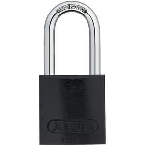 ABUS 72 HB/40-40 KD Schwarzes Lockout-Vorhängeschloss mit unterschiedlichem Schlüssel, Schwarz, 1/4 Zoll. Durchmesser | AE6QAD 5UKP1