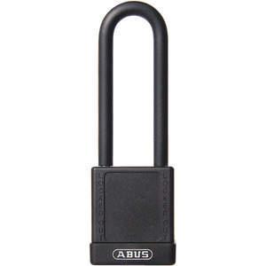 ABUS 74HB/40-75 KD BLACK Lockout Vorhängeschloss Aluminium Schwarz 3 Zoll L | AG6DDH 35MD39