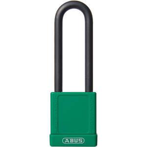 ABUS 74HB/40-75 KA GREEN Lockout Padlock Aluminium Green Key Alike | AG6DDV 35MD54