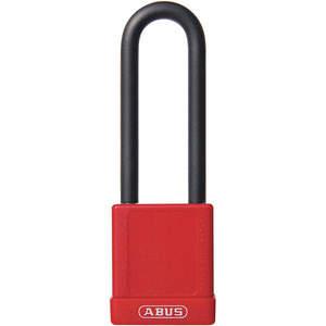 ABUS 74HB/40-75 KD RED Lockout Padlock Aluminium Red 3 Inch L | AG6DDE 35MD36